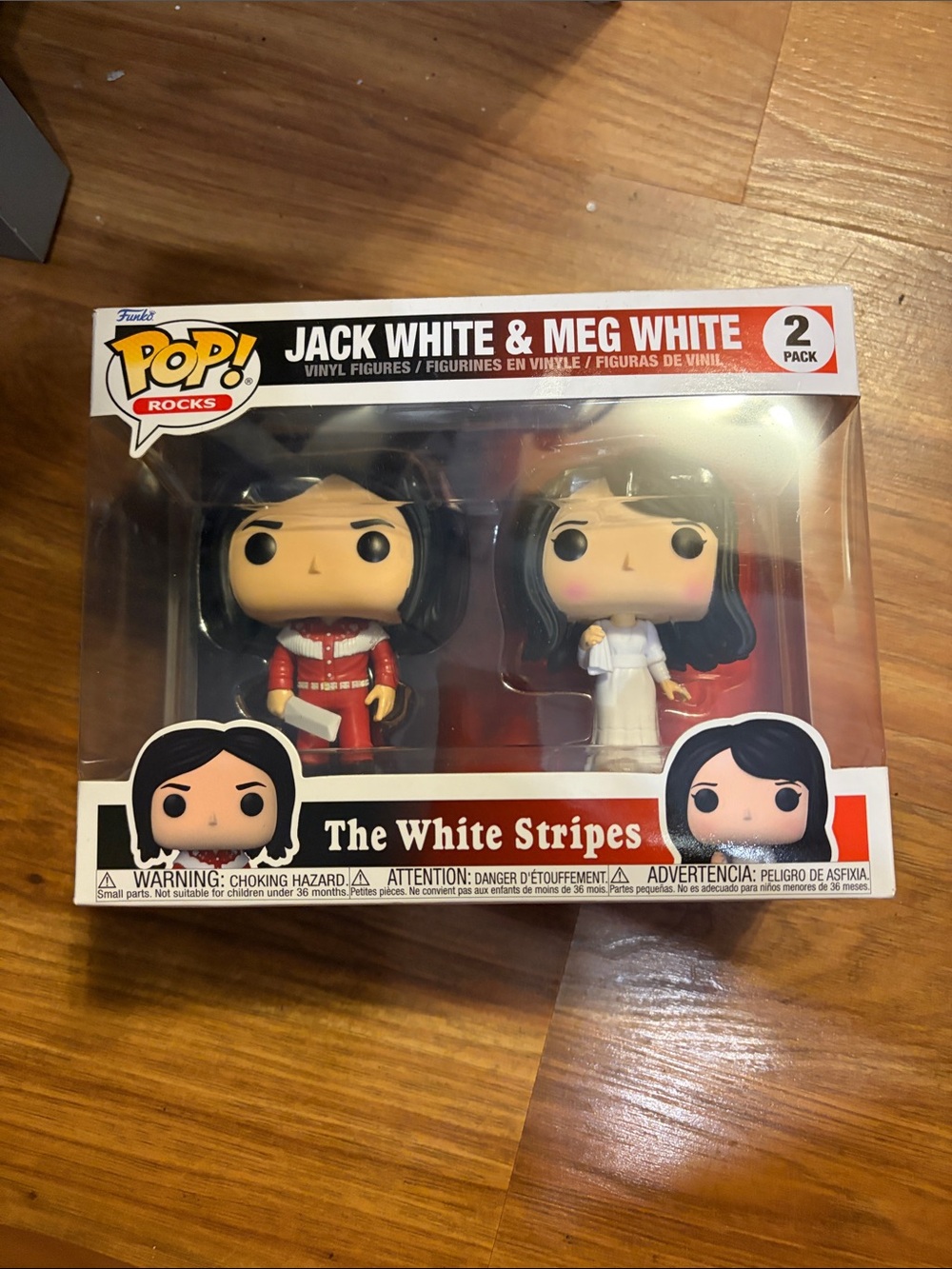 Funko Pop! Rocks Jack White & Meg White Red and White 2-Pack